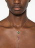18kt yellow gold Promesse malachite necklace